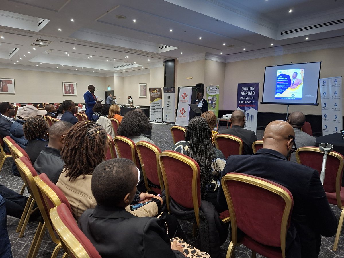 ChamsMedia's tweet photo. Pastor Dancun Gachani and his Spouse addressed the audience in Coventry on the role of Church in fostering the wellbeing of the Kenyan diaspora community. They spoke at the 34th Daring Abroad Investment Forum in Coventry UK. 

@AlexChamwada @ChamsAdventures @RickOkinda
#DaringAbroadForums #BeyondRemittances