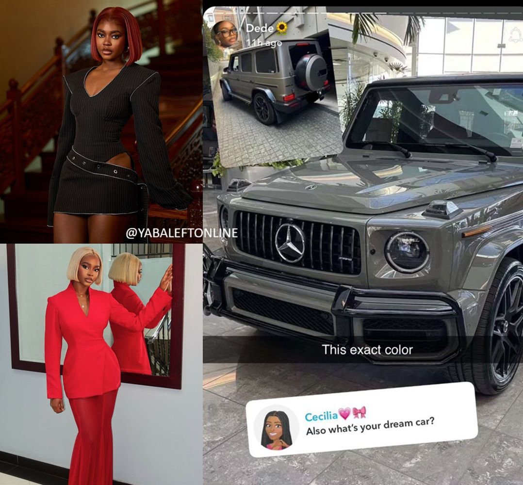 yabaleftonline's tweet image. BBNaija first runner-up, Dede, reveals her dream car and the exact color she likes.