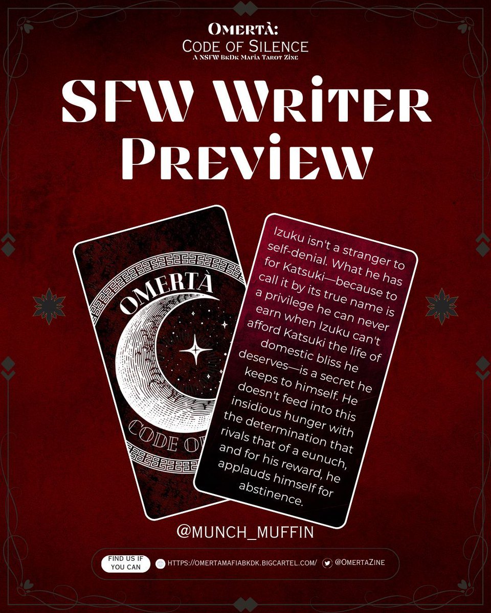 🔮 CONTRIBUTOR PREVIEW 🔮

𝐀𝐥𝐢𝐚𝐬: <a href="/munch_muffin/">Audrey | munchmuffins @ phd nui set lets go</a>
𝐑𝐨𝐥𝐞: Writer

Determination to tamp out the hunger and desire for something more

#bkdk #ktdk #bnhazine #mhazine #勝デ