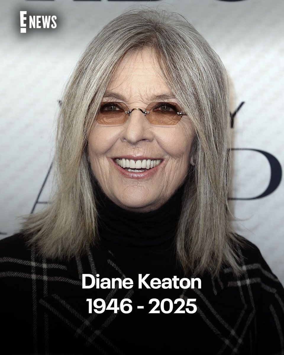 enews's tweet image. Hollywood is mourning the loss of Diane Keaton, the Oscar-winning actress whose memorable roles include Annie Hall and The First Wives Club. bit.ly/4q72dda