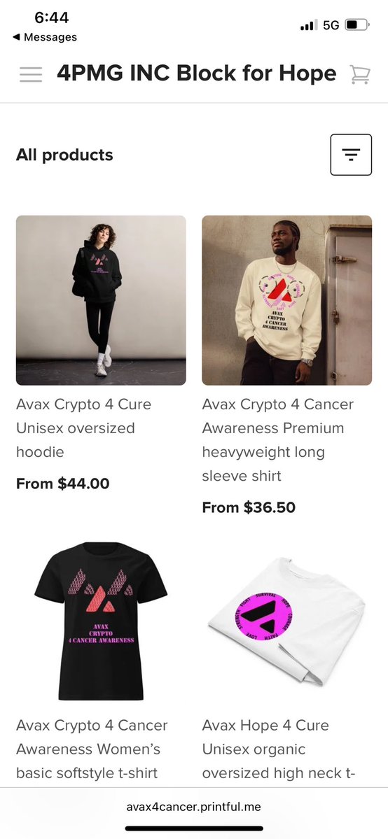 RacciRODBT's tweet image. 🐦 
💥 NEW DROP 💥
The #HOPE4CURE campaign is LIVE!
🎗️Support Breast Cancer Awareness with limited-edition merch that stands for more than style.
💖 Every design = a voice for H🎗️PE.
🔗 avax4cancer.printful.me
#HopeIsUnstoppable #BreastCancerAwarenessMonth #4PMGinc #SmallBiz