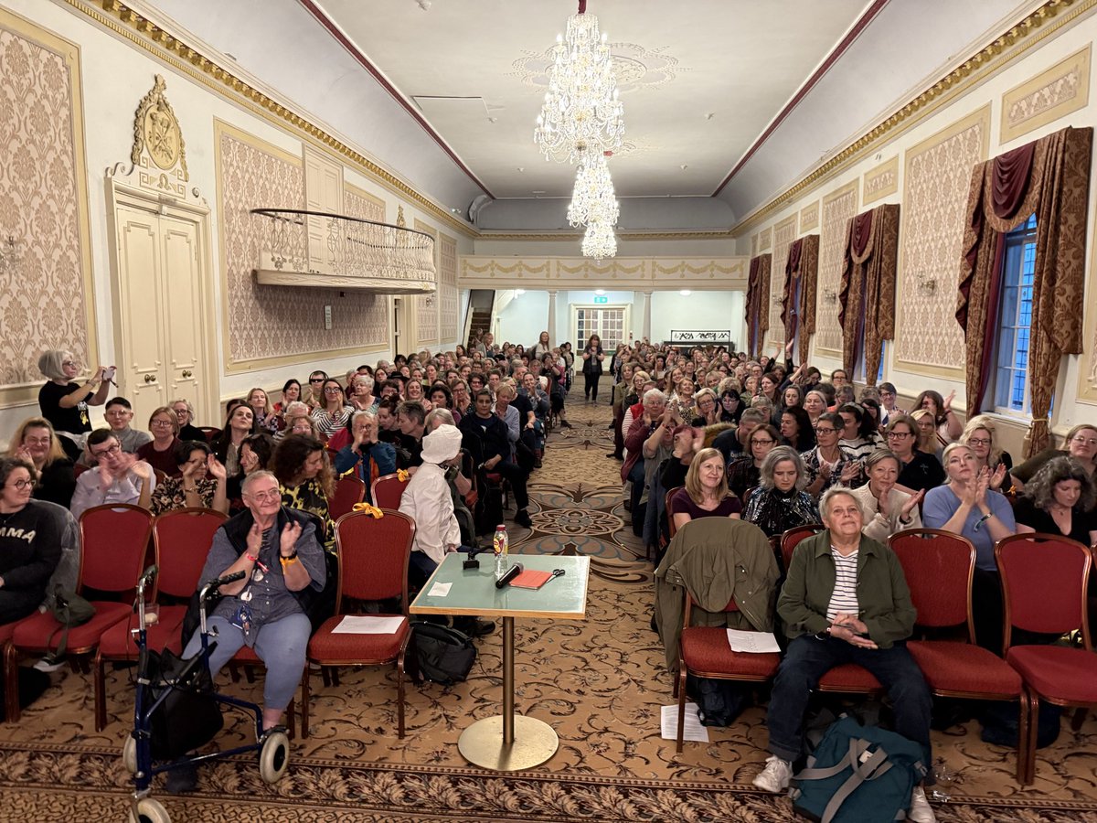 Wow the energy in this room from feminists who are standing in solidarity with Jews and Israelis was ELECTRIC. I didn’t realise how emptied out I felt about the silence until we experienced the opposite. They honour the victims of Hamas rape and won’t let them be ignored anymore.