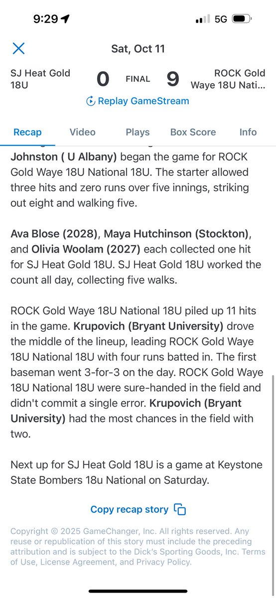 ZKrupovich's tweet photo. Good day with my girls! So excited to keep working with this team this year! @RockGoldWaye @BryantSoftball @biankabell27 @_kathayyy https://t.co/X1fJLqxove