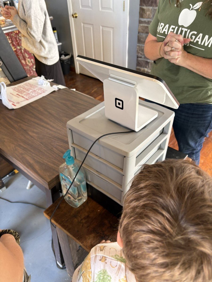 Ran into a couple more $XYZ <a href="/Square/">Square</a> sellers today. One at a pumpkin patch and the other at a local cafe. Really their bread and butter when you think about it.