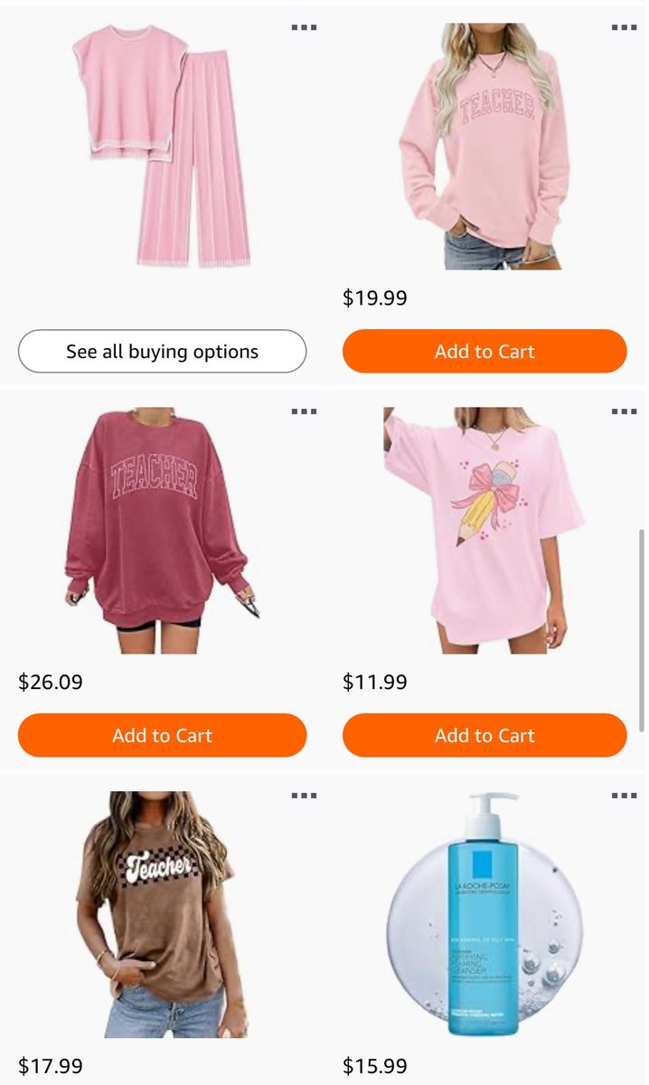 TeachingJF's tweet image. Who else loves a cute teacher shirt 🙋🏽‍♀️ ￼
I love being comfortable and it sure makes my day easier! 💓
I’d love one of these precious shirts. I hope this post finds a generous soul! #teacher #selfcare #clearthelist 

amazon.com/hz/wishlist/ls…