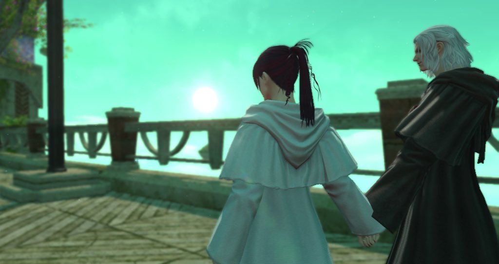 For his beautiful Miqo he would Save and ruin the World. For this Shard of his Precious Azem holds him more than her.