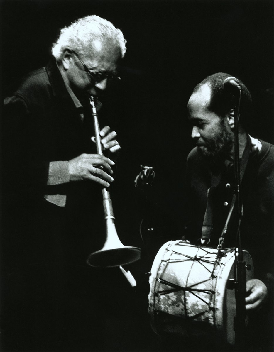 Two great drummers born on this day; Buhaina Art Blakey and, my heart, Master Billy Higgins. We met as teenagers in Los Angeles - I was 18 he was 19. We met on the bandstand and from there became lifelong friends. Higgins had the dance from the very beginning.
photo: D. Darr