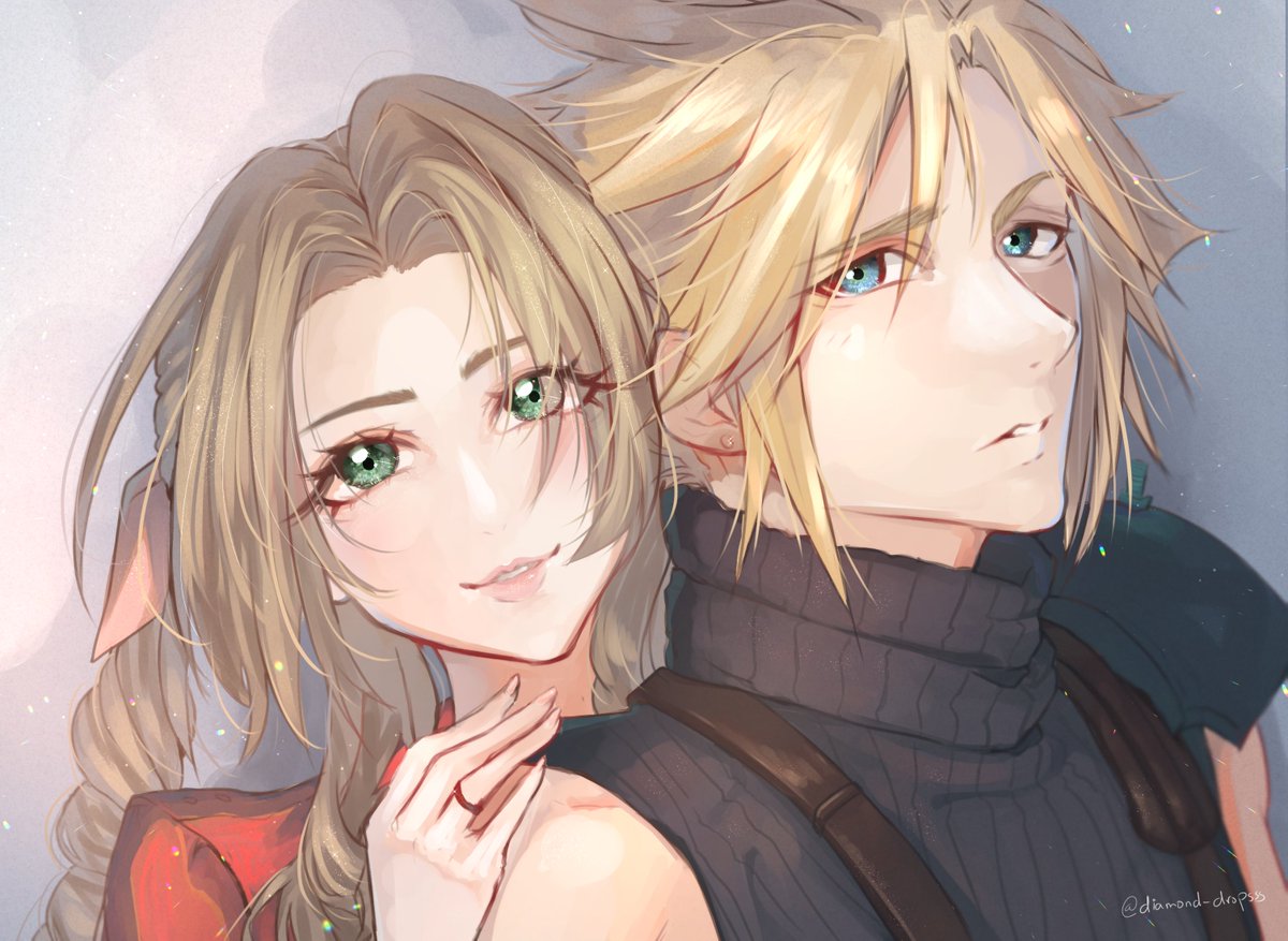 diamond_dropsss's tweet image. Say cheeese 💖
#FF7 #Aerith #Cloud #Clerith