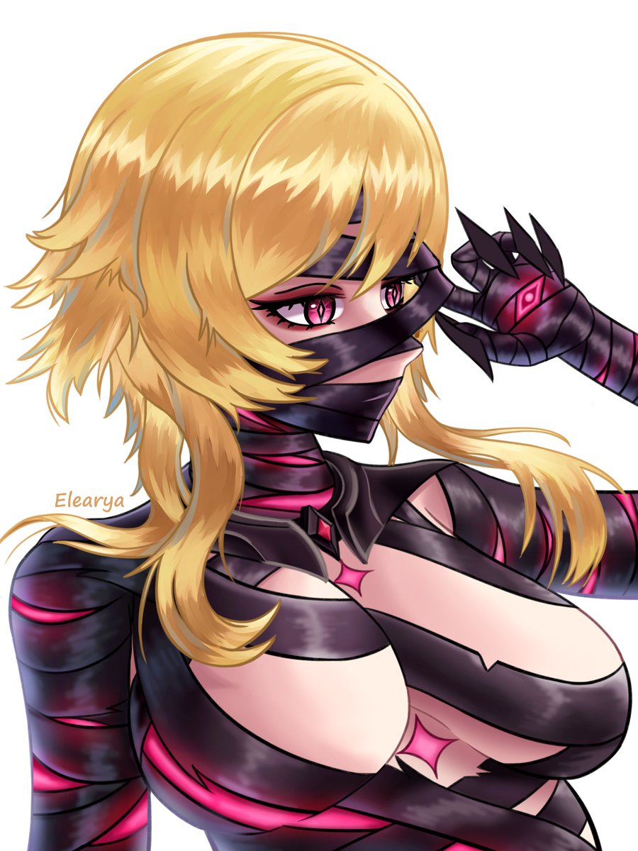 Elearya's tweet photo. Lumine as Rerir? or Rerir as Lumine?🤔
#GenshinImpact #原神 #蛍 https://t.co/pX34WsTNIg