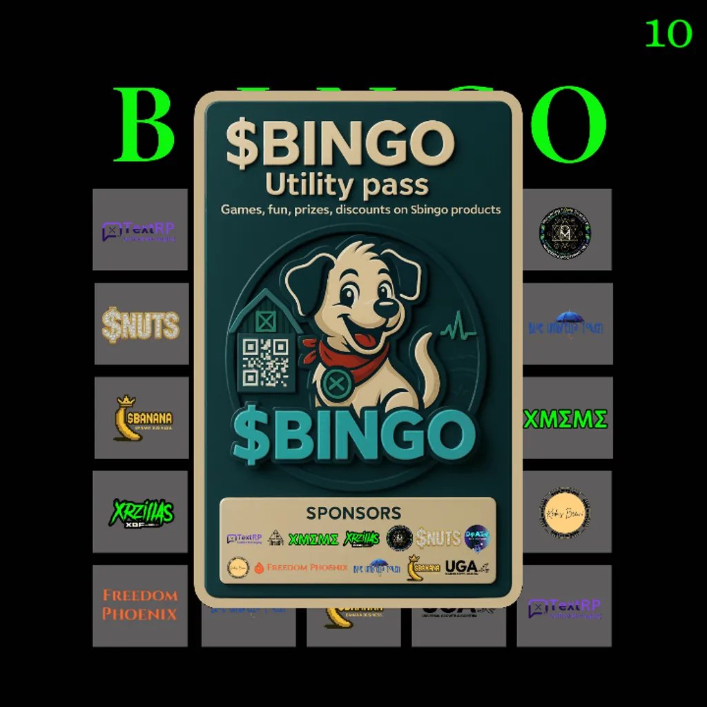 Bravestone_OG's tweet image. @BingoXRPL Monthly Pass GIVEAWAY ALERT! 🚨
Two winners will be selected and will win a Bingo monthly pass, which offers amazing perks!
Rules.
1- Like and retweet this post
2-Tag 5 friends
3- Follow me and @BingoXRPL
Picking winners in 24 hours.
no crying!