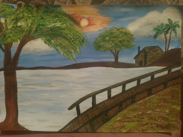 CrodleMon's tweet image. My mom forced me at flip flop point to post these.

Left 2 hours in. Right 2 hours after. Canvas Painting.

Credit @yolandi_britz 
#paintings #canvas #freehand