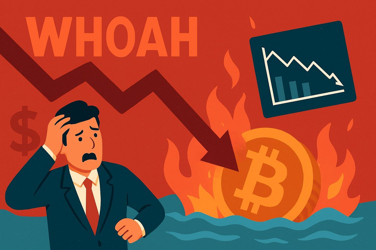 SevenWinse's tweet image. Whoa 😬—Bitcoin mining stocks just took a nosedive as $1.65 trillion vanished from U.S. equities. That’s not just a dip, that’s a full-on cannonball into the deep end of market chaos. Investors are feeling the heat, and crypto miners are getting scorched.

The sell-off hit hard…