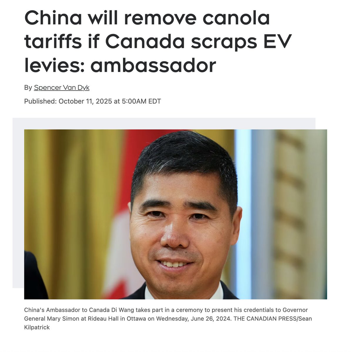 PremierScottMoe's tweet image. Minister Anand is in China over the next few days;

This is a clear signal of how Ottawa can act this week;

It’s time for Ottawa to get this deal done on behalf of 200K Canadian workers.