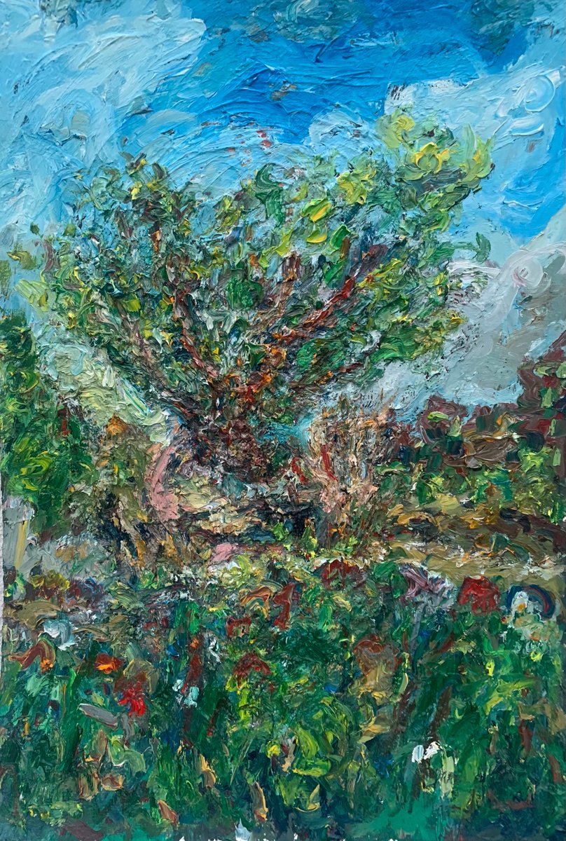 Debourcaart's tweet image. Near the moor #art #painting #landscape #artsuki