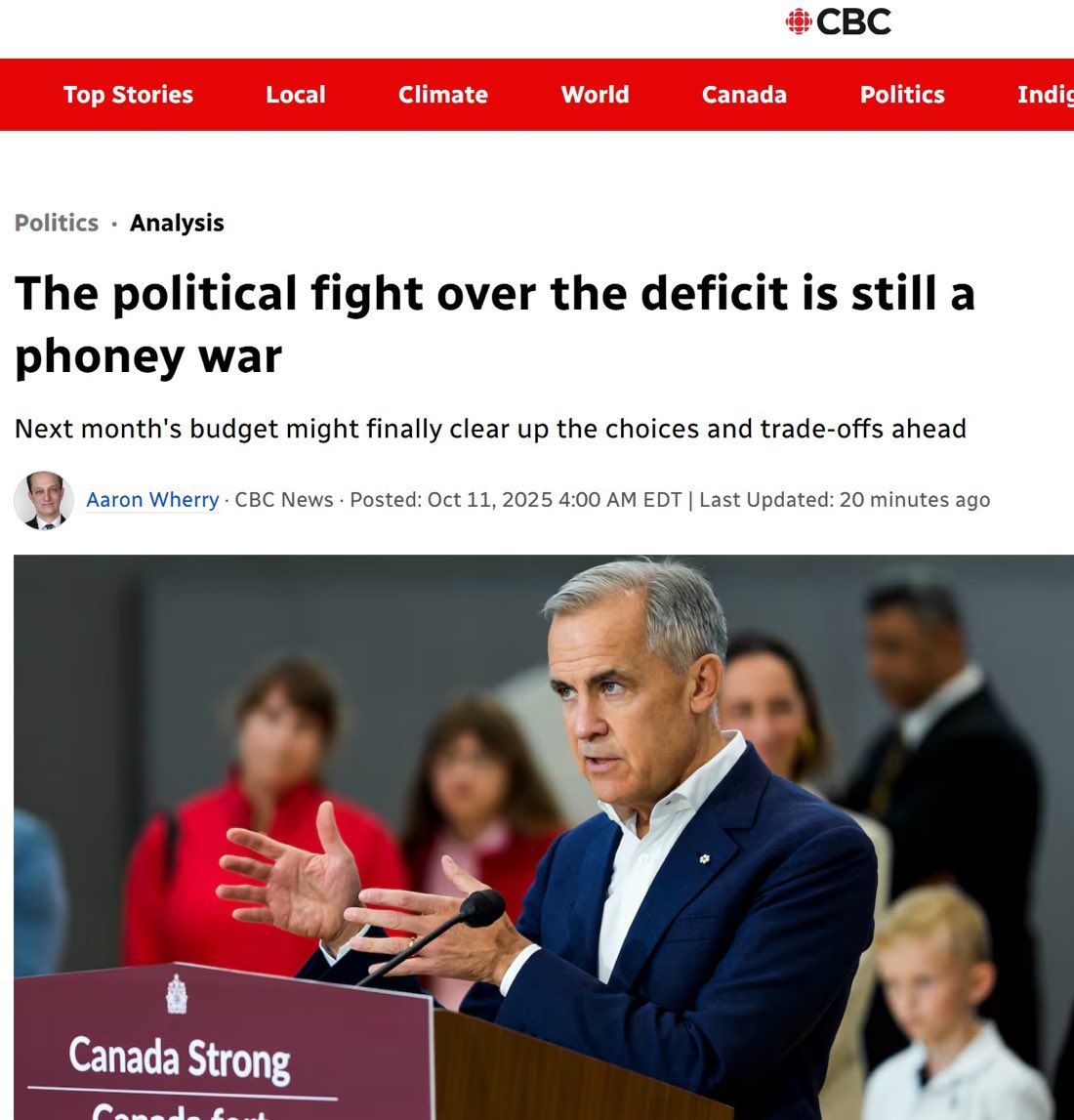 Concern70732755's tweet image. Carney an expense is an expense -nomenclature won’t change the deficit !