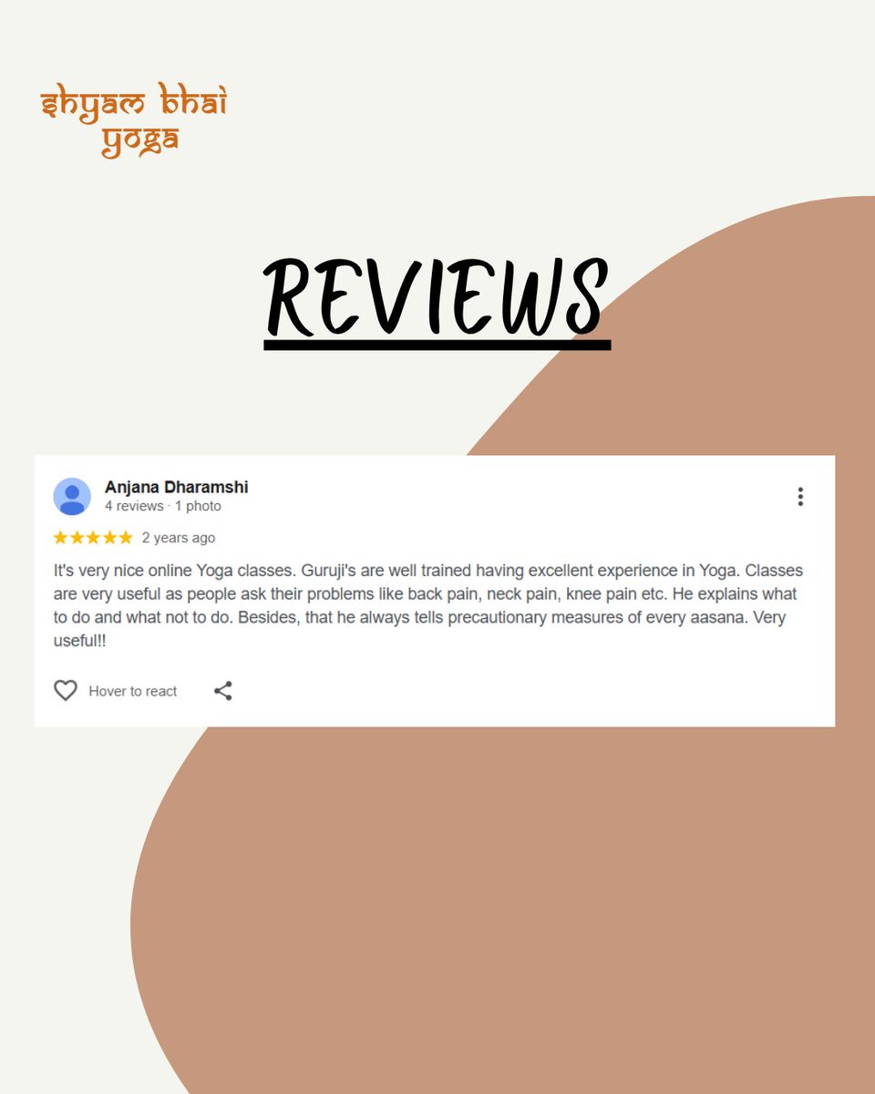 We love hearing your journey 🌞 Grateful for your trust in Shyambhai Yoga.
#ShyambhaiYoga #OnlineYoga #YogaFromHome #YogaLife #Gratitude