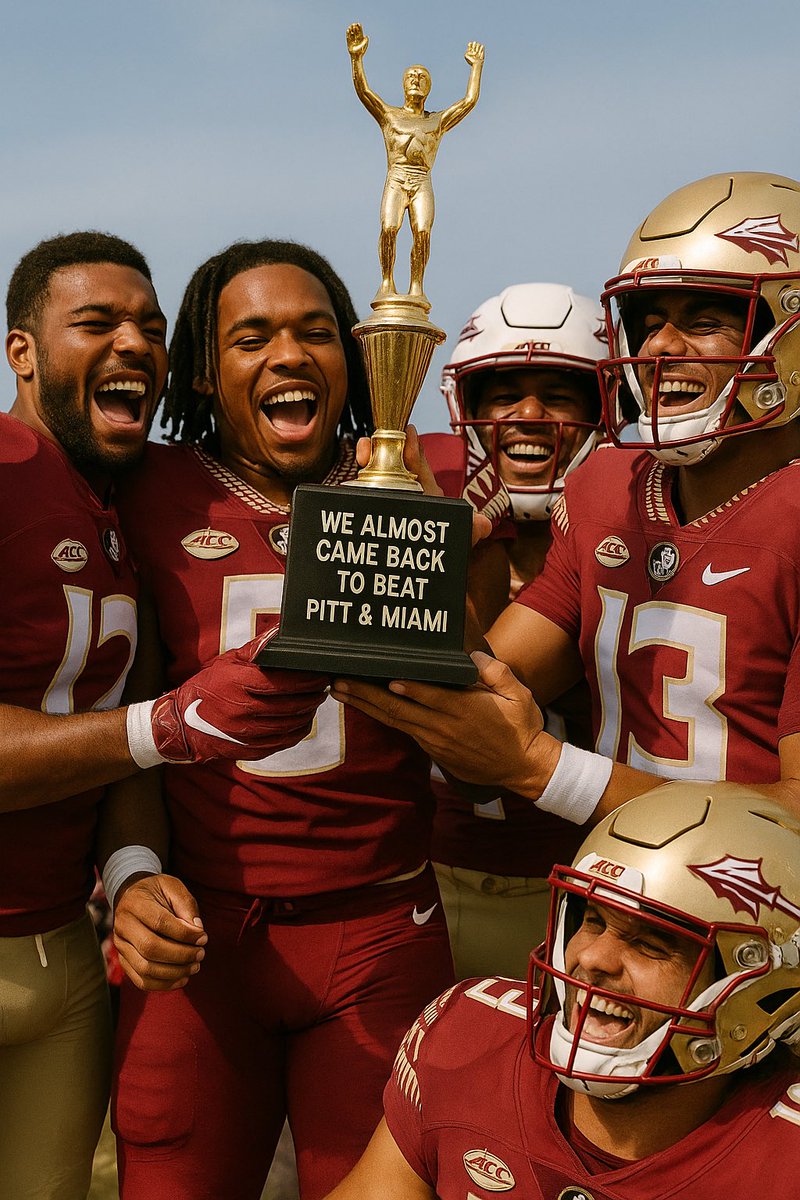 cfbcane305's tweet photo. Congrats to FSU. Made it a game two weeks in a row. 

That Norvell guy really can coach. https://t.co/4MdpD2RY4W