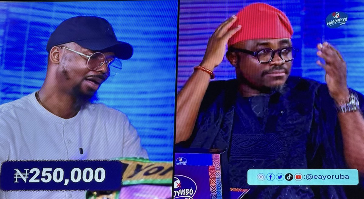 Mr_JAGs's tweet photo. Interesting and very funny episode @EmmaOhMaGod, Man brought his choir members to the studio 😂😂 @LekanFabilola 

#Masoyinbo https://t.co/VJpmZPQfhQ