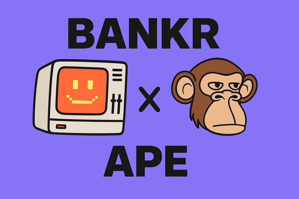 Top users of $APE get rewarded in few days from now.

In respect to that, i’d be giving away 5000 $BNKR and some $APE, all you gotta do is like, repost and comment.

Repost is the most improtant metric because it helps eliminates bot

$BNKR X $APE