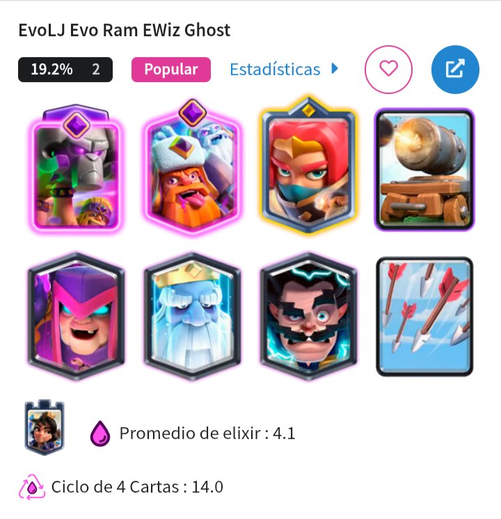 Joseantoni36367's tweet image. Nuevos mazos meta de la waifu de la bandida líder del meta de octubre recomendados y se estima cuando salga la evolución del fantasma real este viernes 17 de octubre tendrá muchísimas mazos nuevos con esa evolución.
#BossBandit
#ClashRoyale
#royaleapi