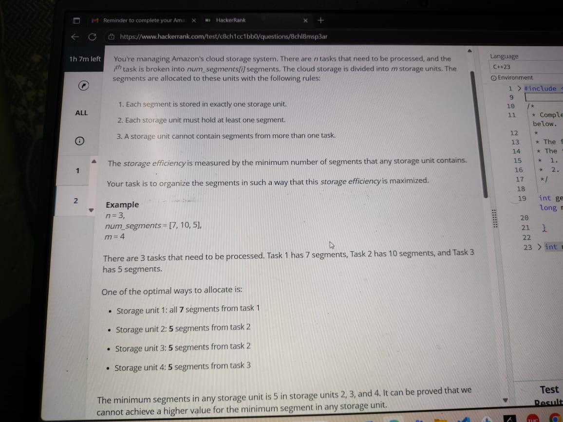 Amazon OA questions.