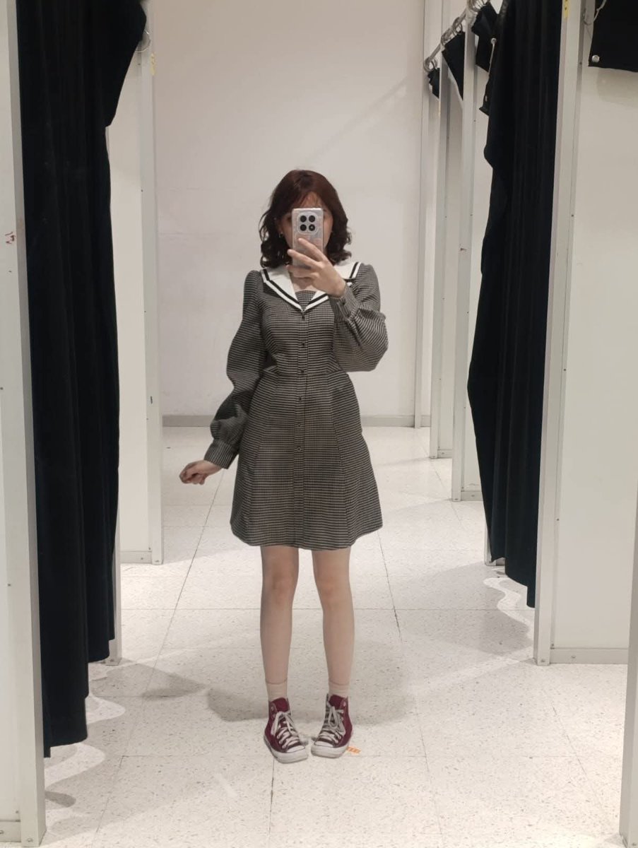 The dress is a little big on me, but I bought it anyway.