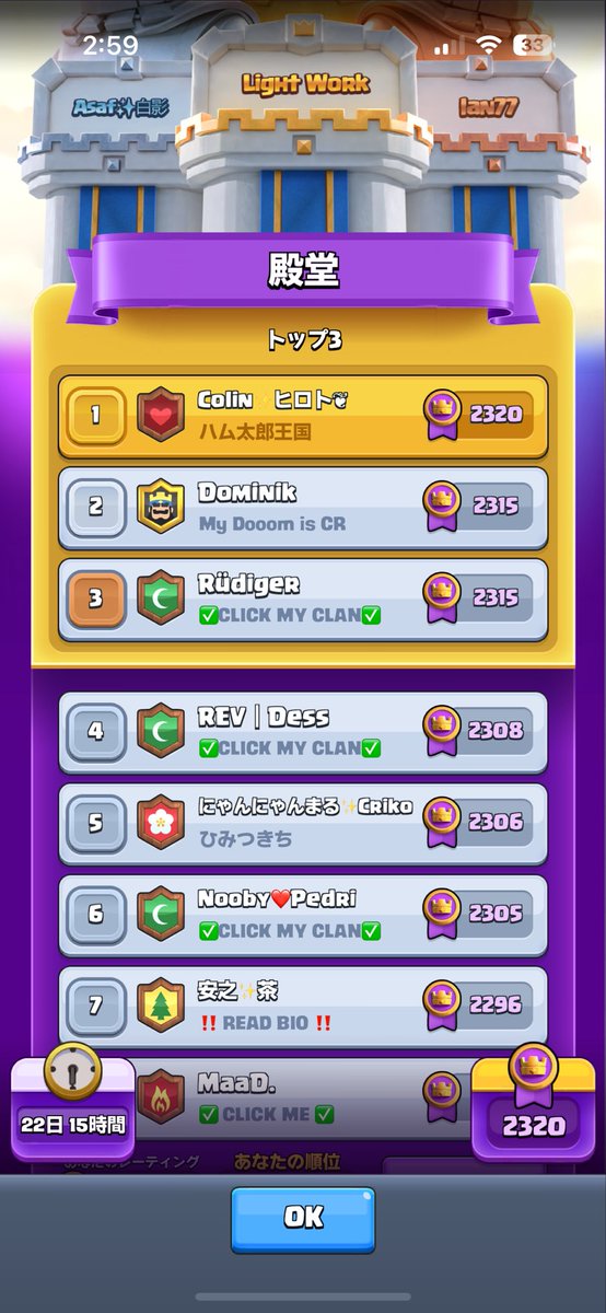 今季は頑張ります。