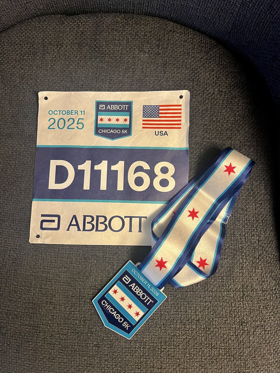 Marking my 17th year of proudly working the <a href="/ChiMarathon/">Chicago Marathon</a> and although I will never run a marathon, I have run a few 5ks in my day. Good weather to start and finish today at the Abbott Chicago 5K on the streets in the Loop of this great city.🏃🏻‍♀️C’mon <a href="/Cubs/">Chicago Cubs</a> and get a W tonight!⚾️🐻