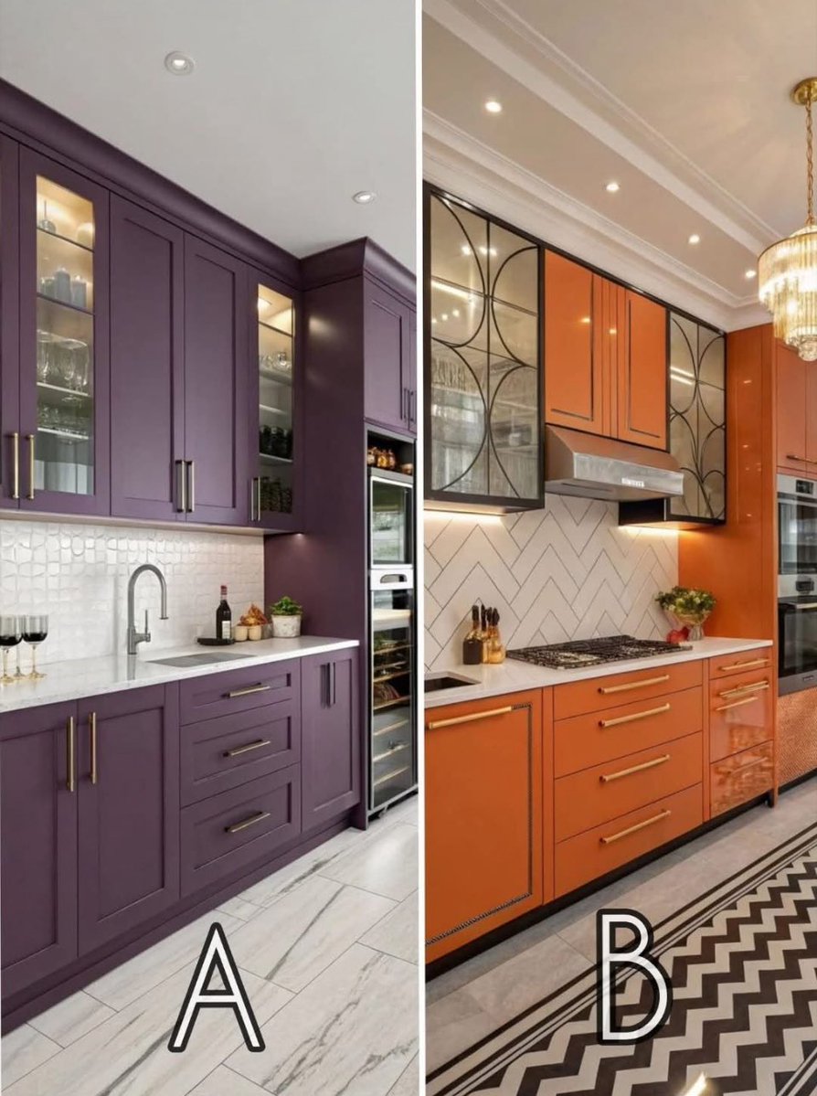 AmirArchiM's tweet image. Nice houses-Villa / Live Luxury / Stylish life. 🏠🏬🏗️🌿
The different modern buildings.
#Architecture #Villa #interior_designer #Furniture #decoration #sweet_home #modern_design #sketch #Artwork #livingroom

The kitchen, A or B.🍂