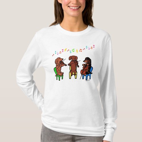 HappyLabradors's tweet image. Dachshund String Trio Musicians Tshirt #dachshund, #cartoon, #doxie, #dackel, #cute,  ift.tt/xth2eFZ