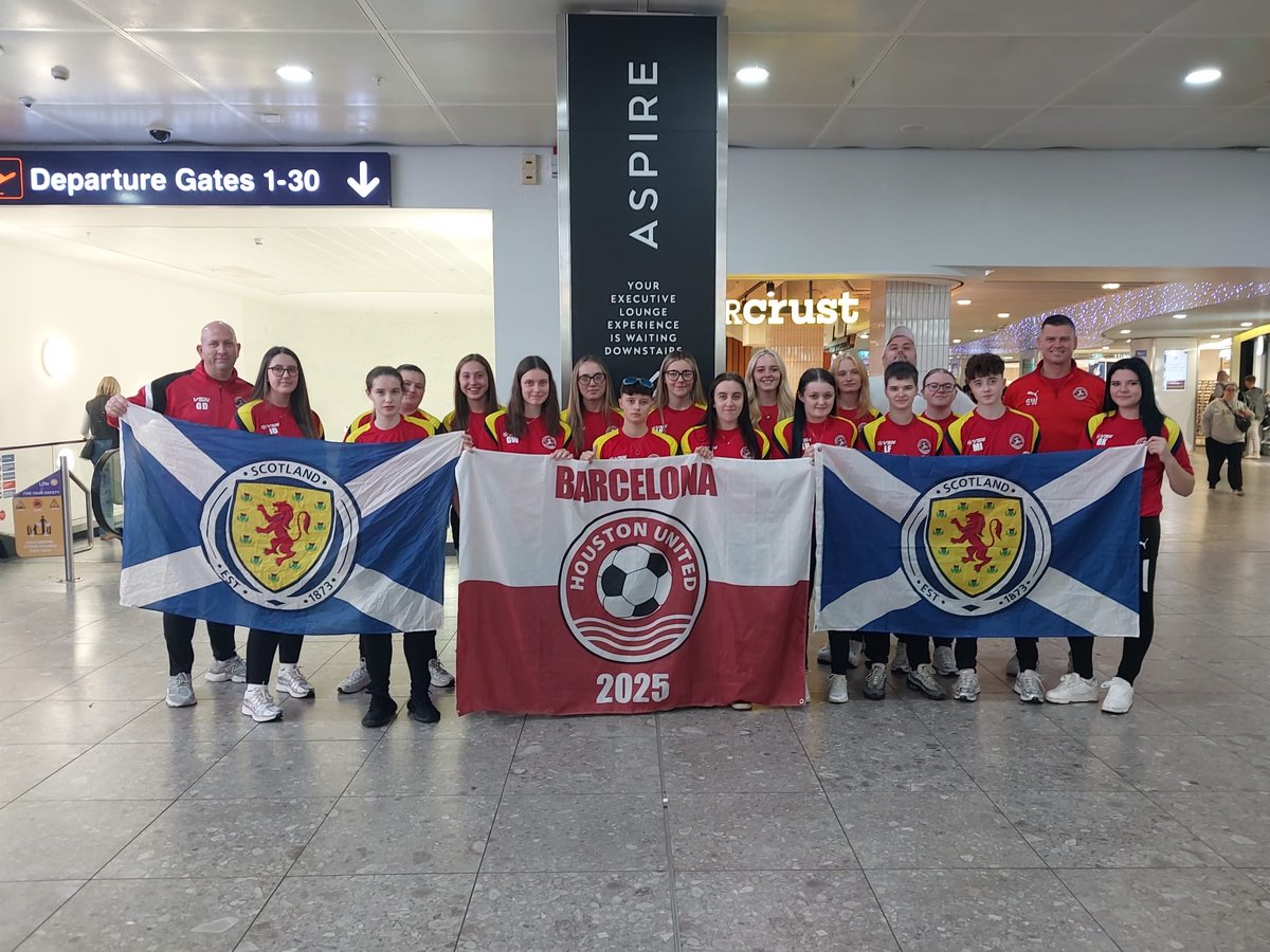 HoustonUtdGirls's tweet photo. Good luck to our U18’s who are playing in the KOMM MIT cup this week in Barcelona. https://t.co/P6Fy7m2sW3