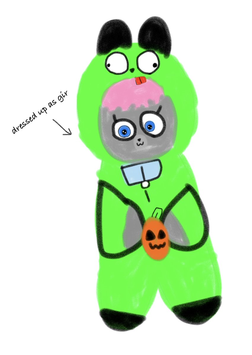 SumayaSmit33898's tweet image. Halloween for @saintlystarr 
#furry #furryart #starr #invaderzim