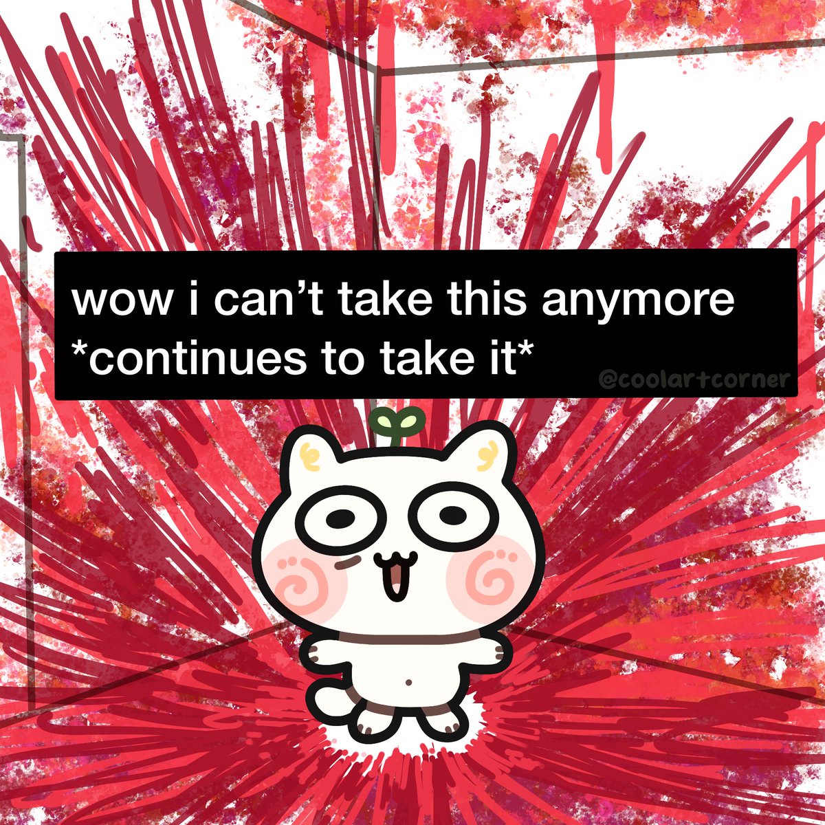 coolartcorner's tweet image. me lately 🥲