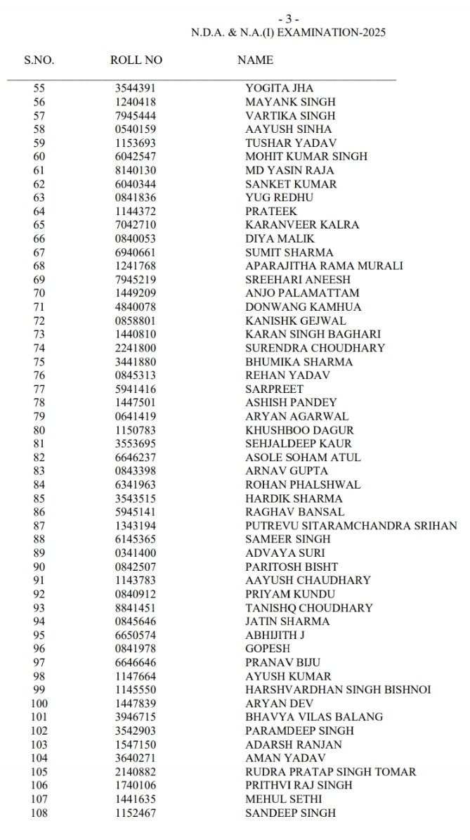 GovtJobAdda's tweet image. #UPSC -Union Public Service Commission Deleclared Results of National Defence Academy &amp;amp; Naval Academy Examination (1), 2025
For more details go through official website 
#BreakingNews #ResultsDay #ResultsOut #CDS