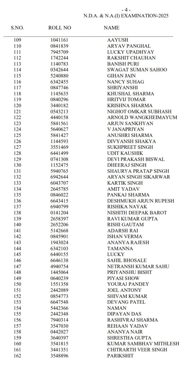 GovtJobAdda's tweet image. #UPSC -Union Public Service Commission Deleclared Results of National Defence Academy &amp;amp; Naval Academy Examination (1), 2025
For more details go through official website 
#BreakingNews #ResultsDay #ResultsOut #CDS