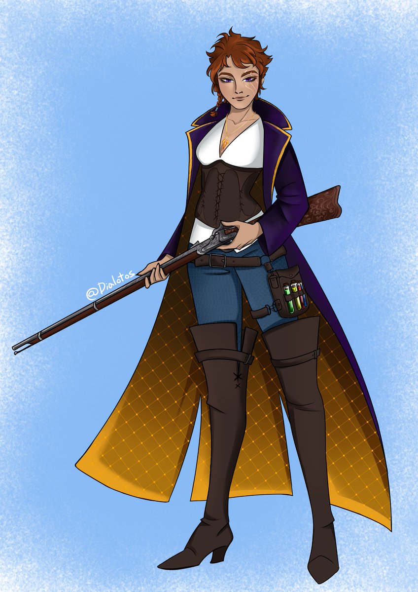 MashaDialotos's tweet image. Pathfinder Character art Commission for a friend!✨

#Commission #CharacterArt  #pathfinder