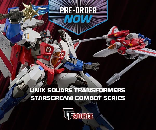 TFsource's tweet image. Preorders Live! 🚨
Unix Square takes flight with their Combot Series Starscream. ✈️💥

🛒 Secure your preorder now at TFSource!
tfsource.com/japanese-trans…