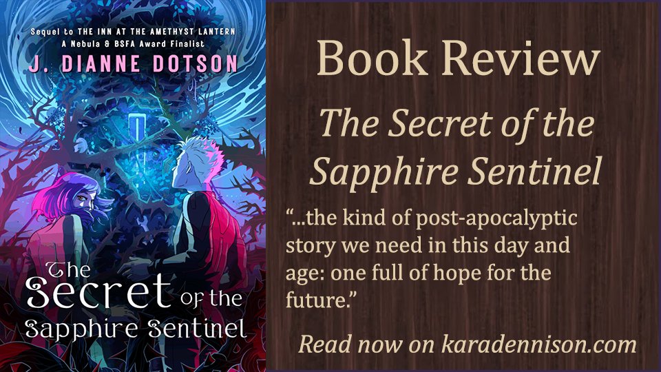 RubyCosmos's tweet image. THE SECRET OF THE SAPPHIRE SENTINEL by @jendiagammon goes on sale tomorrow. Read my review today!
karadennison.blogspot.com/2025/10/book-r…