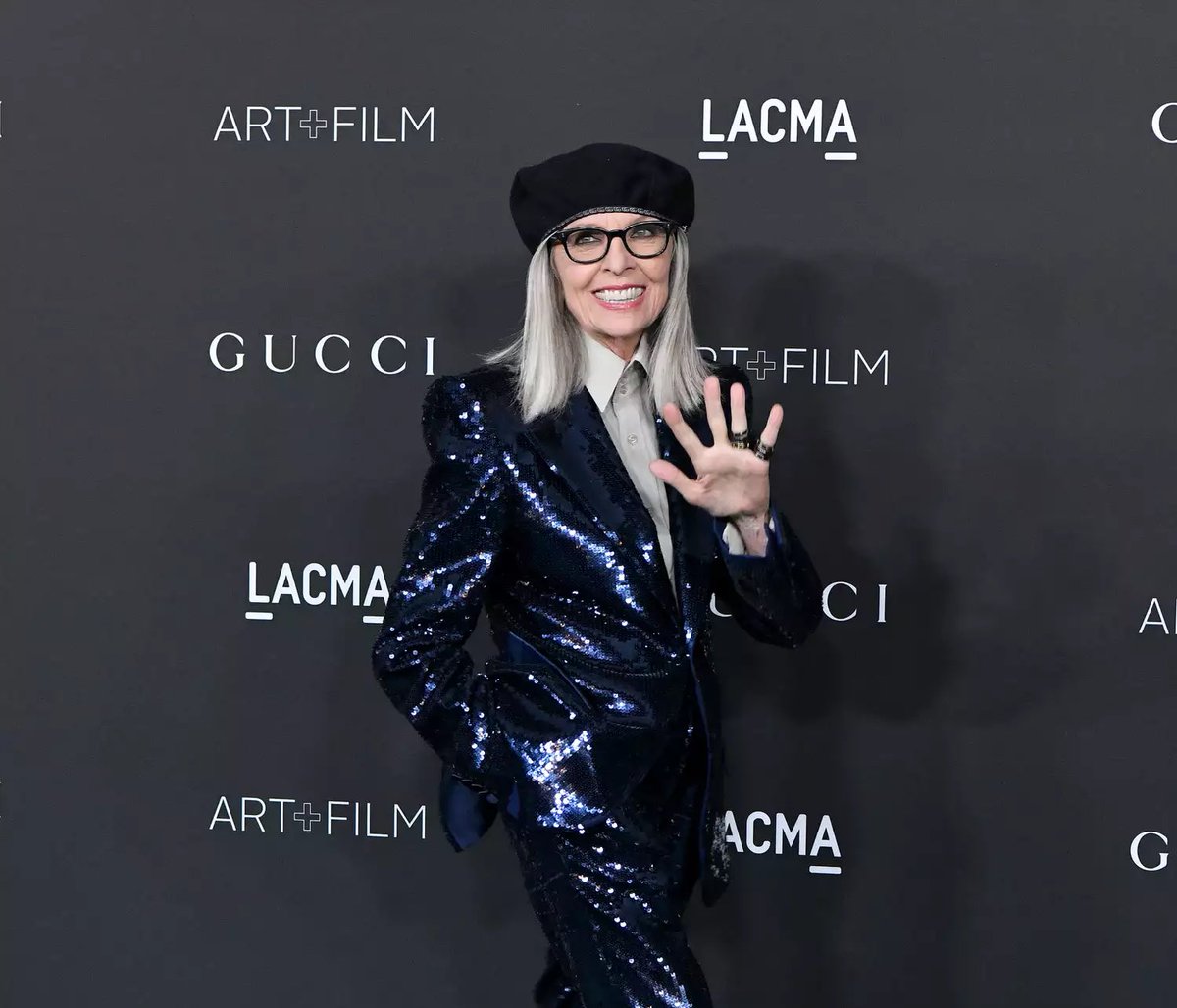 mildredsfierce2's tweet image. We can all only hope to be as cool as Diane Keaton