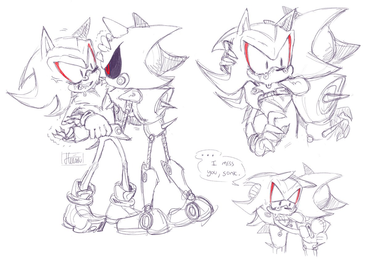 heisa030's tweet photo. What if I draw about my Metadow AU again
#Metadow #sonadow https://t.co/WObfMuRct9