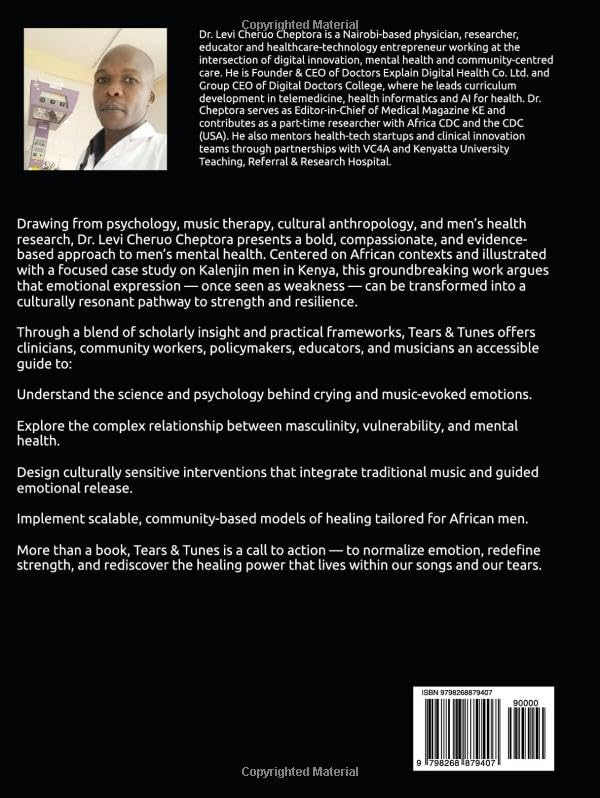 DocsExplainFM's tweet image. 🎶 *Tears &amp;amp; Tunes* redefines masculinity &amp;amp; healing in Africa through music &amp;amp; emotion. A powerful guide to mental health, culture, &amp;amp; resilience. 🌍💧🎵 #MensMentalHealth #AfricanVoices #MusicTherapy #MentalHealthAwareness #TearsAndTunes

📘 Order at amazon.com/gp/aw/d/B0FV8R…