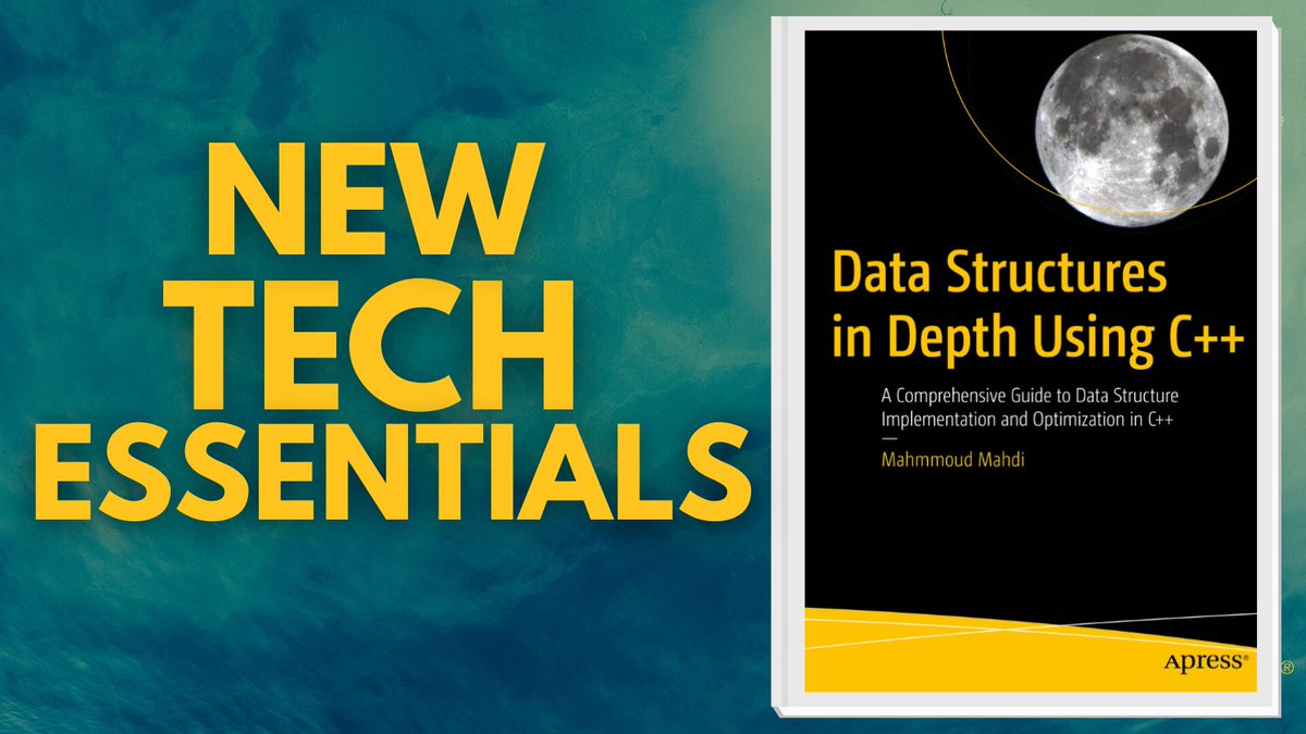 Apress's tweet image. 🚀 Want to write faster, smarter C++ code? Dive deep into data structures—from basics to advanced—and learn how to build flexible, efficient libraries for real-world use. #CppDev #CodeOptimization #DataStructures #programming #Cpp 🔍🧱⚙️
🔗 ow.ly/VcPB50WHL4Z