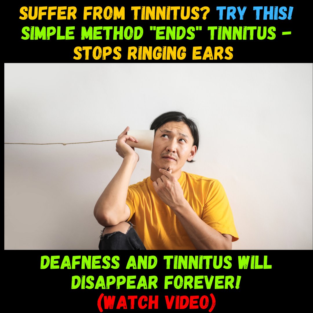 WinJose8's tweet image. #audiology #tinnitus #Memory #brain #help 
#natural #Hearing #tinnitussolution 
#hearingcare #brainhealth #Health #tinnitushelp
#HearingLoss #healthly #health #lifestyle
Are You Suffering from Tinnitus? Try This
Life-changing Treatment (Watch Video)
👉 f.mtr.cool/mkefpunpla 👈