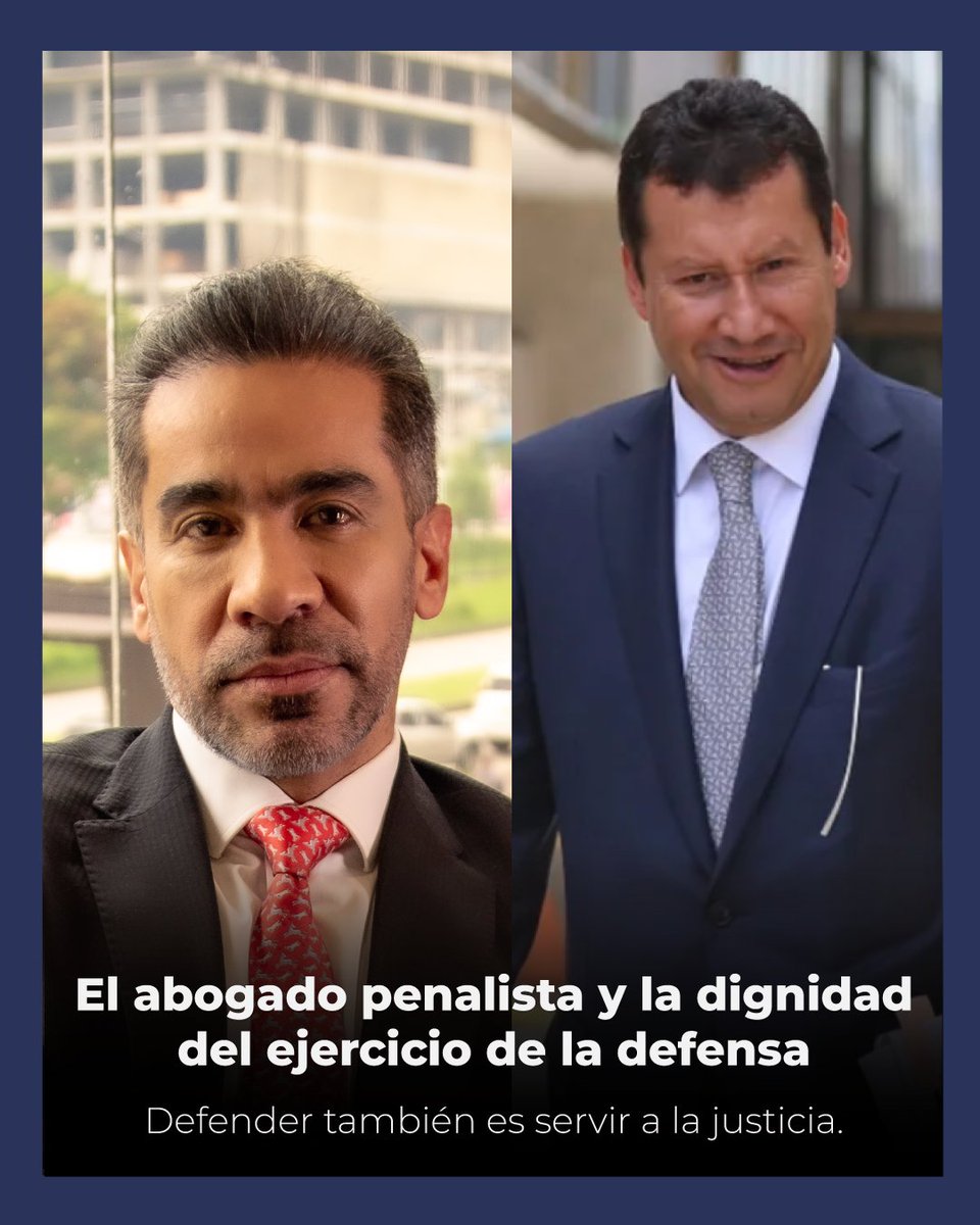 NavarreteConsu3's tweet image. ⚖️ Cuando un abogado penalista cuestiona el valor de la defensa, traiciona la esencia de su propia misión.

En mi columna en La República – Asuntos Legales, hago una reflexión sobre el sentido del derecho de defensa y la misión del penalista como garante de la justicia y de los…