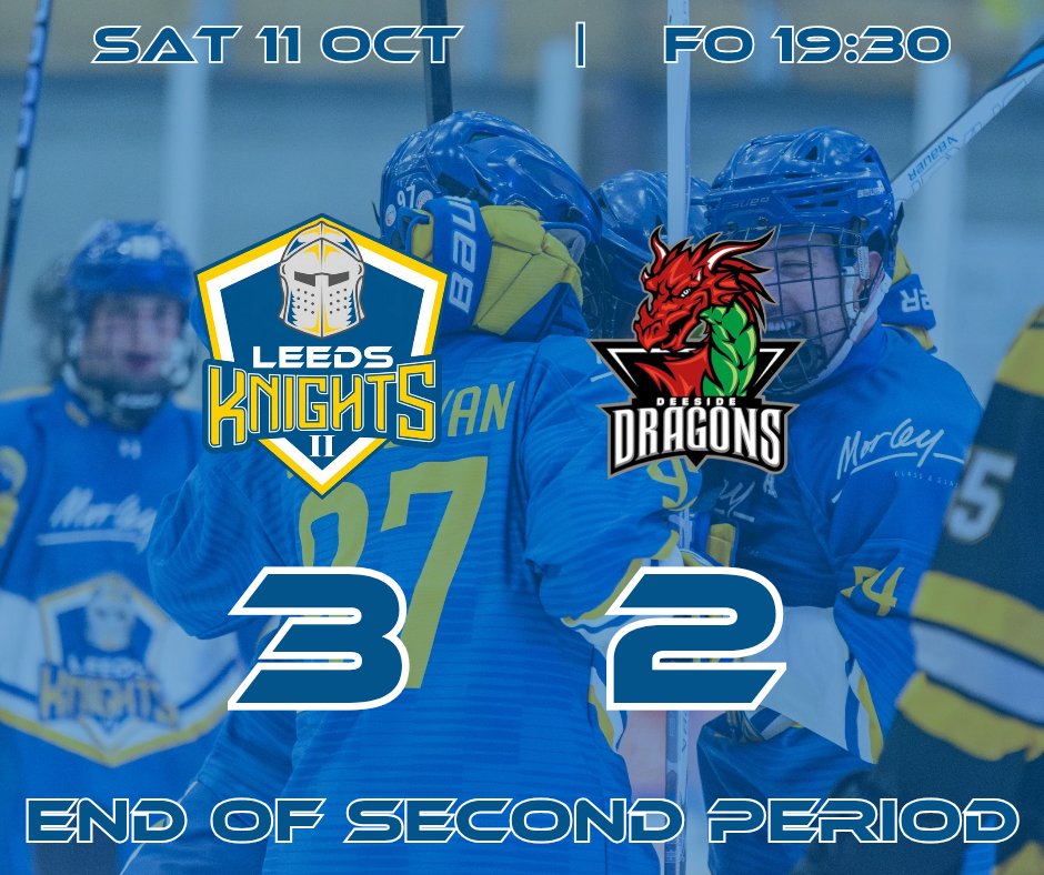 End of period 2 here at the Castle
⚔️3 - 2🐉

#WeAreKnights