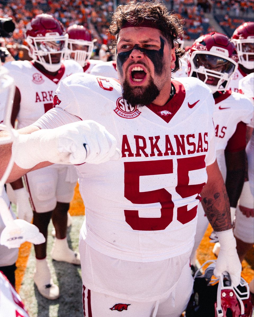 RazorbackFB's tweet image. For Arkansas 🐗