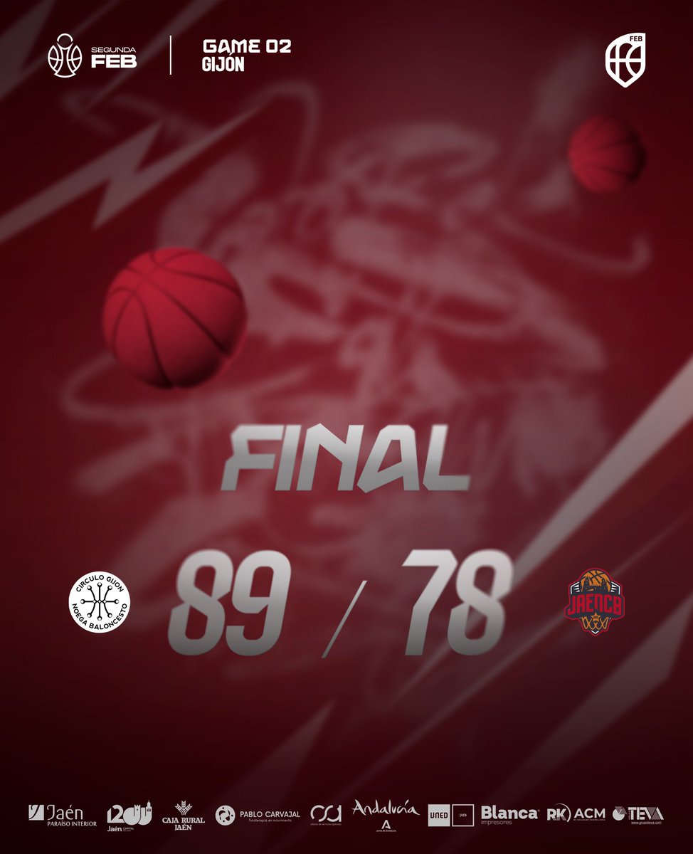 | FINAL DE PARTIDO |

Derrota en Gijón (89-78)

El Jaén Paraíso Interior Jaén CB no pudo sumar en su visita al @circulogijon en un partido irregular y con altibajos en el juego.

Pese al esfuerzo del equipo, los locales supieron aprovechar sus oportunidades y llevarse el triunfo.