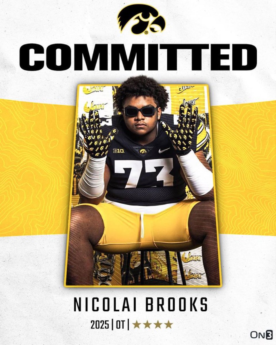 So glad Nick Brooks decommitted from Iowa…he is horrible