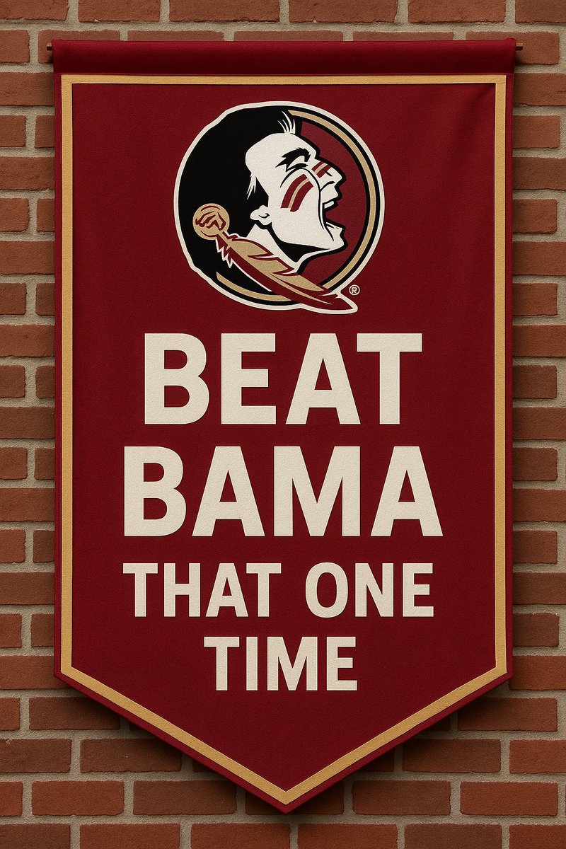 Hang it up in the stadium.