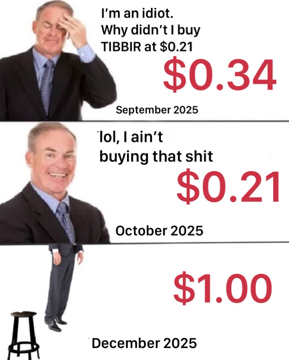 BUY THE FUCKEN DIP.
$TIBBIR 🐸 BILLIONS ⚡️